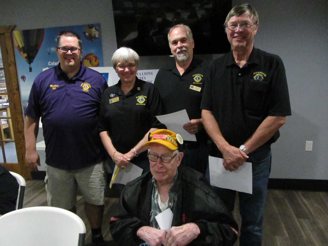 Caledonia Lions honor members